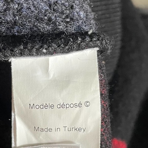 Rare Kenzo "Fire" Argyle Wool Bomber Jacket Woman's Large - Picture 8 of 8